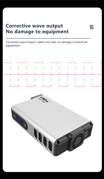 Power Station 220V 32000mAh Portable  Emergency  LED Display for Laptop.