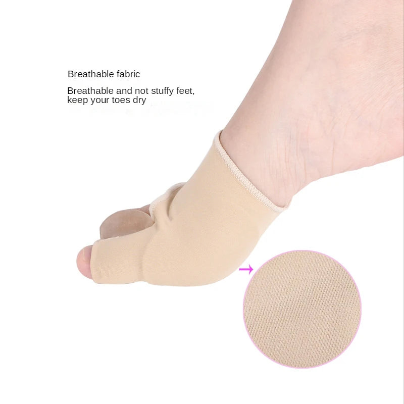 Pair of Bunion Corrective Socks with Silicone Separator Orthopedic Sock