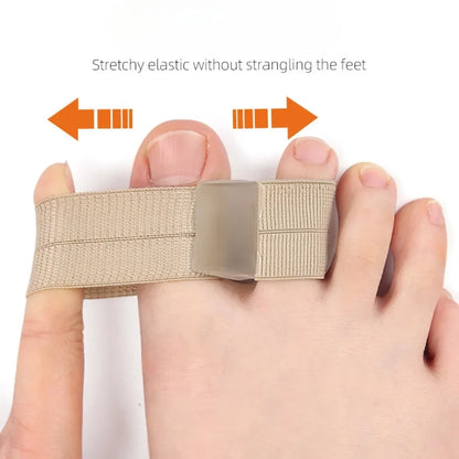 Two Toe Separator Bunion Corrector Orthotics Foot Bone Adjuster Pedicure Correction Foot Straightener