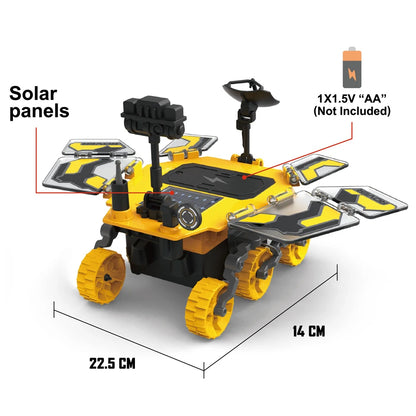 Solar Power Mars Rover STEM Educational Toys for Kids Space Toys DIY Science Kit with 2 Energy Modes as Birthday Gifts for Kids