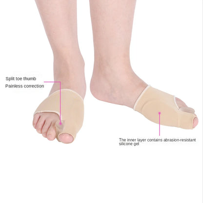 Pair of Bunion Corrective Socks with Silicone Separator Orthopedic Sock